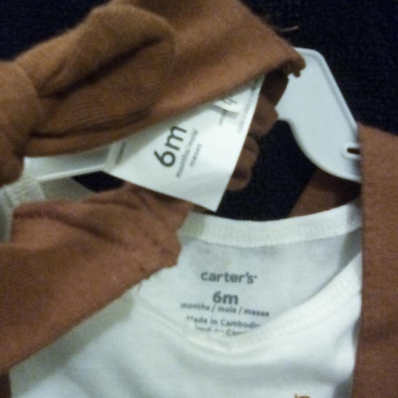 NEW!! (w/tags) CARTER'S 6 mo. old fall outfit w/headband - Picture 5 of 7